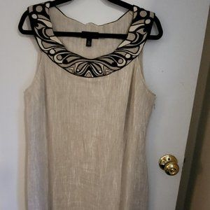 Dana Buchman Linen-blend Dress